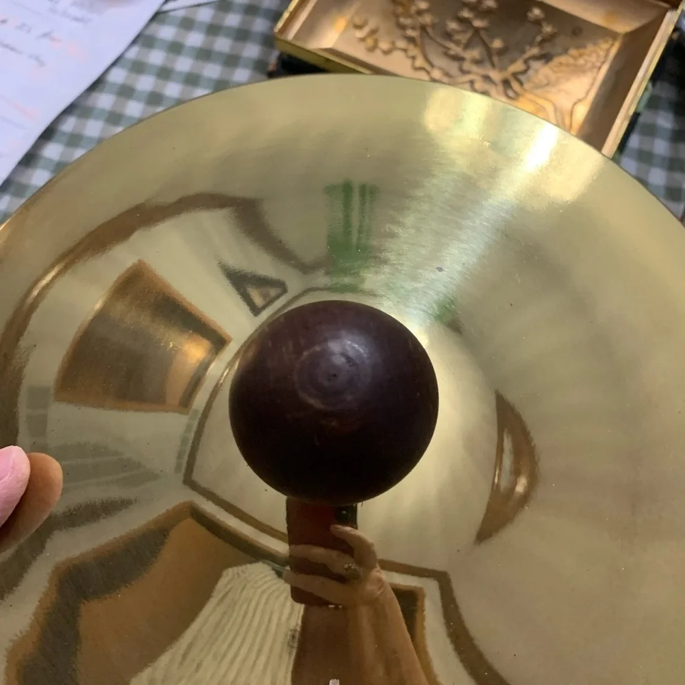 Vintage Gold Color Serving Dish
